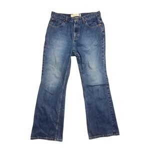 Gap Jeans Vintage Y2K Flare High Rise Medium Wash Blue Denim Size 12 33x30